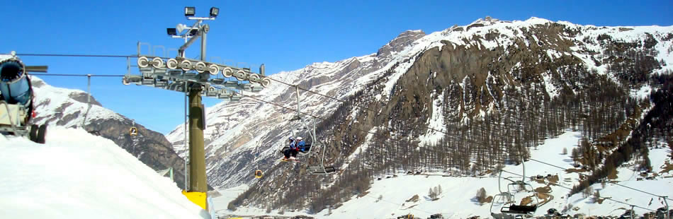 The famous ski resorts of Livigno